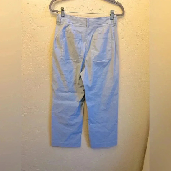 Maeve Light Blue Wide Leg Pants - Picture 4 of 7